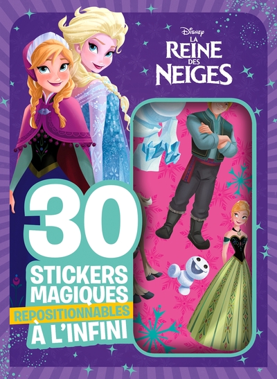 REINE DES NEIGES - MES 30 STICKERS MAGIQUES REPOSITIONNABLES