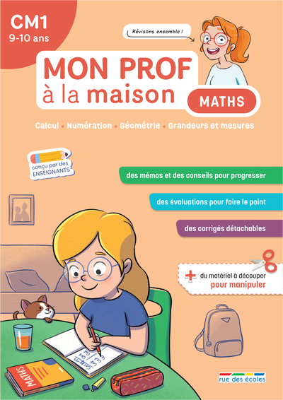 MON PROF A LA MAISON - MATHS CM1 - CALCUL  NUMERATION  GEOMETRIE  GRANDEURS ET MESURES