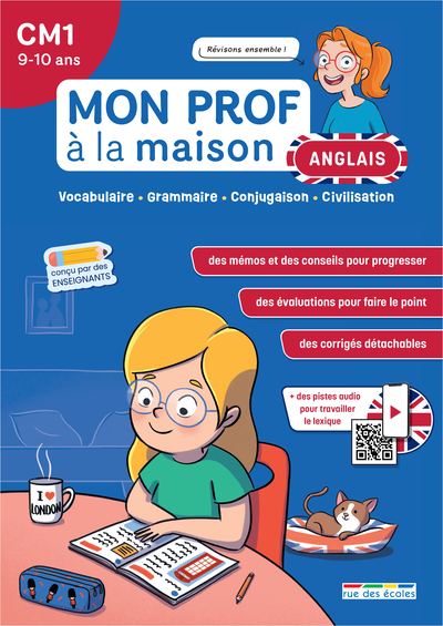 MON PROF A LA MAISON - ANGLAIS CM1 - VOCABULAIRE - ORTHOGRAPHE - GRAMMAIRE - CIVILISATION