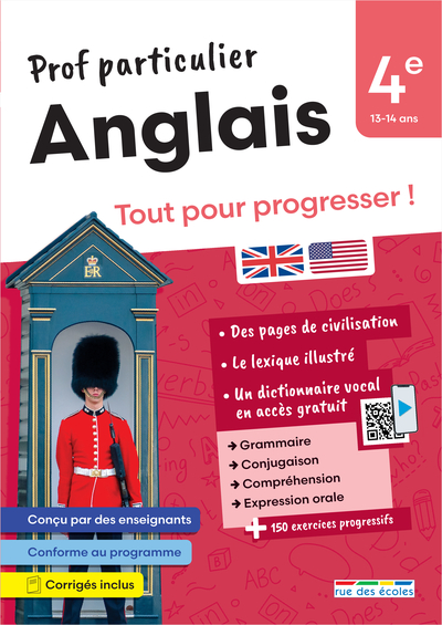 PROF PARTICULIER - ANGLAIS 4E - TOUT POUR PROGRESSER !