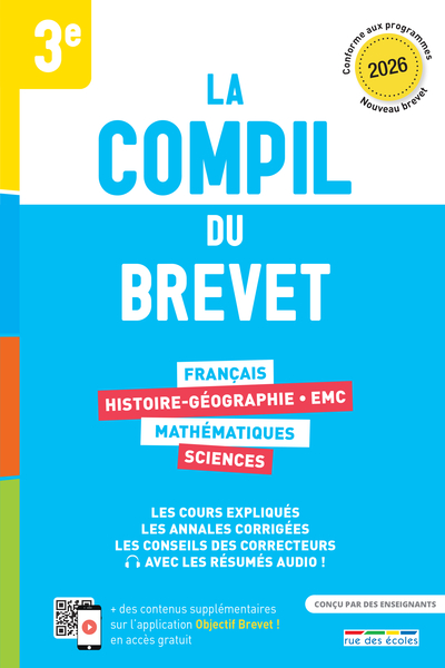 COMPIL DU BREVET - 2026 - TOUS LES OUTILS, TOUTES LES MATIERES