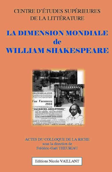 DIMENSION MONDIALE DE WILLIAM SHAKESPEARE (LA) - LIV