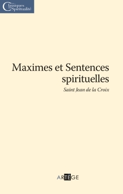 MAXIMES ET SENTENCES SPIRITUELLES