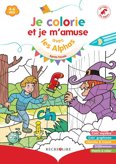 JE COLORIE ET JE M´AMUSE AVEC LES ALPHAS APRES L´ECOLE