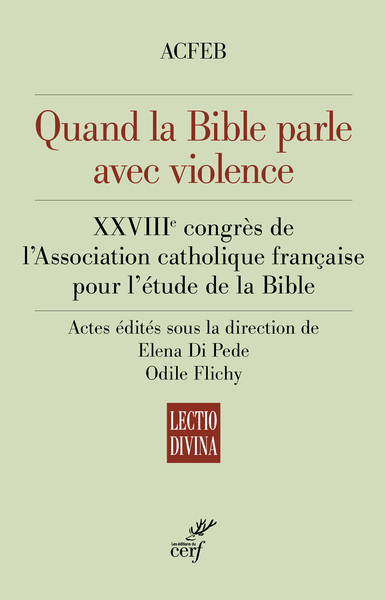 QUAND LA BIBLE PARLE AVEC VIOLENCE