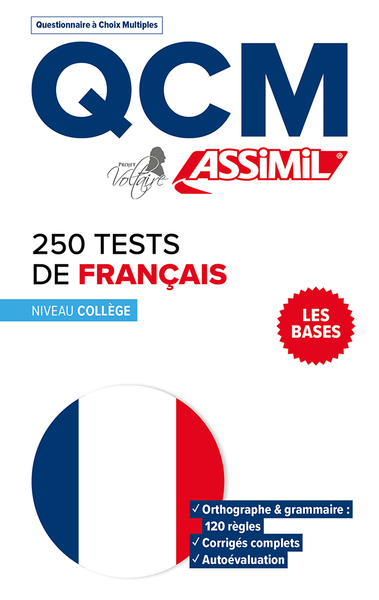 QCM 250 TESTS FRANCAIS LES BASES