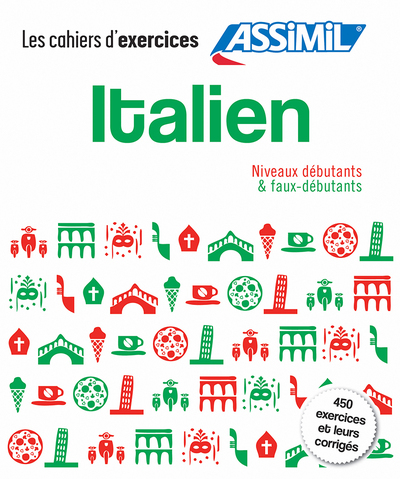 COFFRET CAHIERS EXERCICES ITALIEN NIVEAUX DEBUTANTS ET FAUX DEBUTANTS 2017