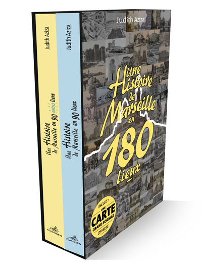 HISTOIRE DE MARSEILLE EN 180 LIEUX - COFFRET 2 TOMES