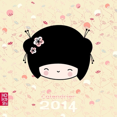 CALENDRIER KOKESHI 2014