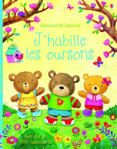 J´HABILLE LES OURSONS - AUTOCOLLANTS USBORNE