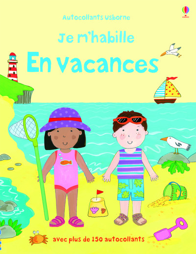 JE M´HABILLE EN VACANCES - AUTOCOLLANTS USBORNE