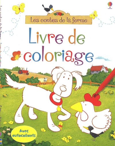 CONTES DE LA FERME - LIVRE DE COLORIAGE