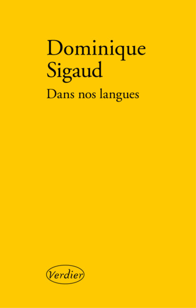 DANS NOS LANGUES