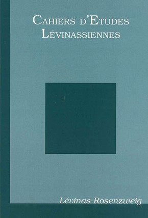CAHIER D´ETUDES LEVINASSIENNES N?8