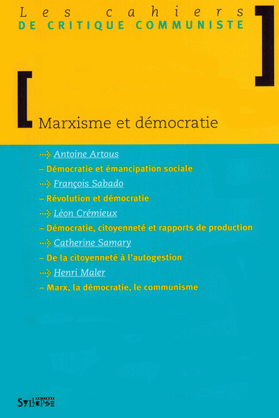 MARXISME ET DEMOCRATIE