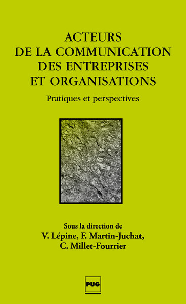 ACTEURS DE LA COMMUNICATION DES ENTREPRISES ET ORGANISATIONS