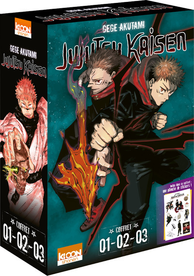 COFFRET JUJUTSU KAISEN VOL. 1 A 3