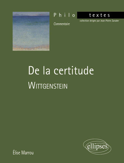 DE LA CERTITUDE WITTGENSTEIN