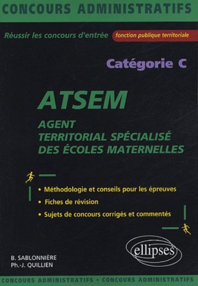 AGENT TERRITORIAL SPECIALISE DES ECOLES MATERNELLES ATSEM CATEGORIE C CONCOURS FONCTION PUBLIQUE