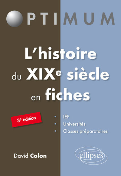 L´HISTOIRE DU XIXE SIECLE EN FICHES 3E EDITION