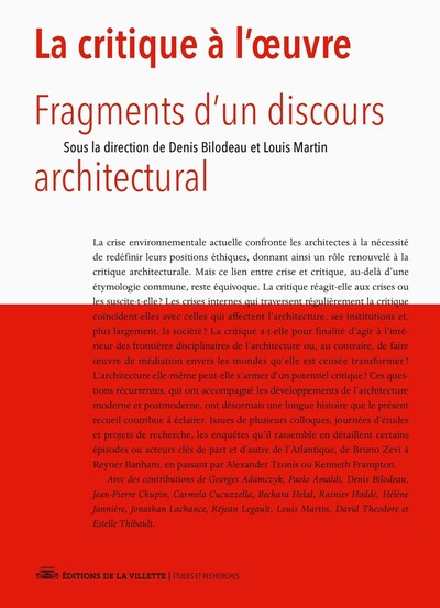 CRITIQUE A L´OEUVRE. FRAGMENT D´UN DISCOURS