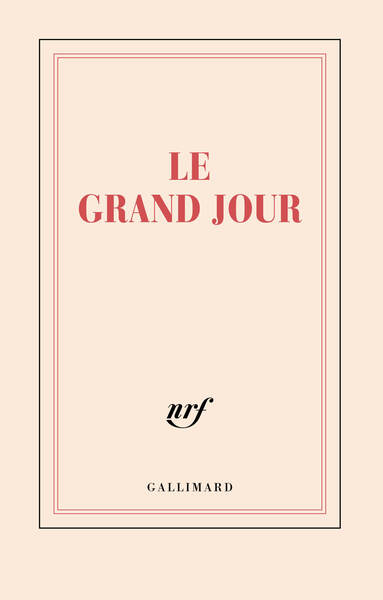 "CARNET ""LE GRAND JOUR"" (PAPETERIE)"