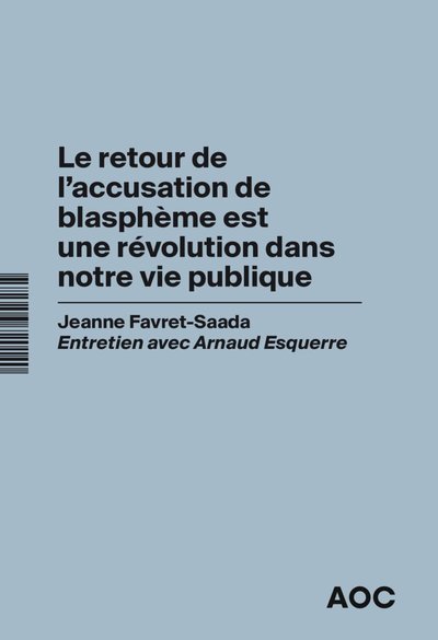 RETOUR DE L ACCUSATION DE BLASPHEME EST UNE REVOLUTION DANS NOTRE VIE PU