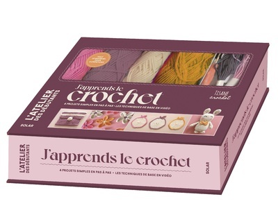 COFFRET J´APPRENDS LE CROCHET