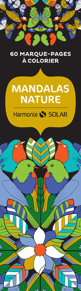 60 MARQUE-PAGES A COLORIER - MANDALAS NATURE