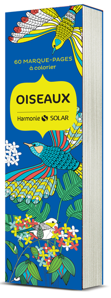 60 MARQUE-PAGES A COLORIER - OISEAUX