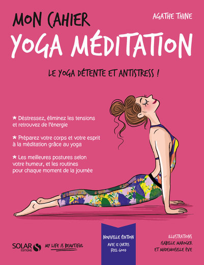 MON CAHIER YOGA MEDITATION N.ED + 12 CARTES FEEL GOOD