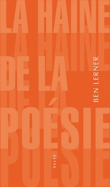 HAINE DE LA POESIE