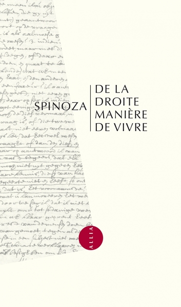 DE LA DROITE MANIERE DE VIVRE