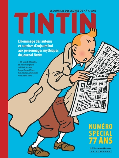 JOURNAL TINTIN - SPECIAL 77 ANS / EDITION SPECIALE