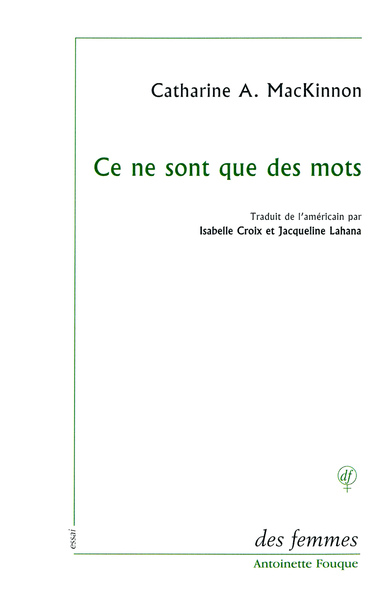 CE NE SONT QUE DES MOTS