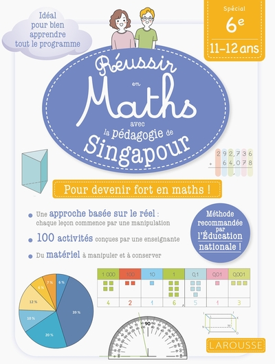 REUSSIR EN MATHS AVEC LA PEDAGOGIE DE SINGAPOUR 6E