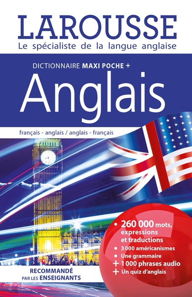 DICTIONNAIRE LAROUSSE MAXIPOCHE PLUS ANGLAIS