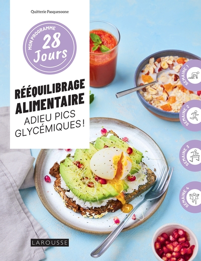 MON PROGRAMME 28 JOURS : REEQUILIBRAGE ALIMENTAIRE, ADIEU PICS GLYCEMIQUES ! - 1 PROGRAMME + 30 RECE