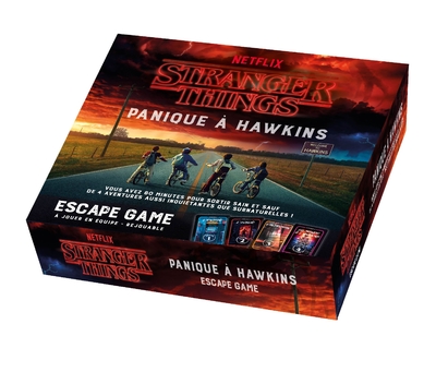 COFFRET ESCAPE GAME STRANGER THINGS - PANIQUE A HAWKINS