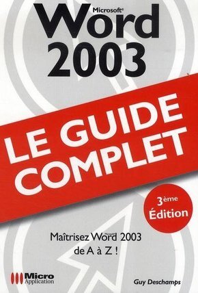 WORD 2003 GUIDE COMPLET