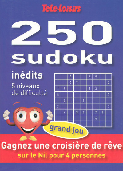 250 SUDOKU INEDITS 5 NIVEAUX DE DIFFICULTE