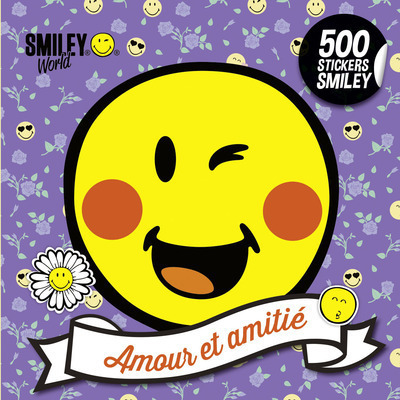 500 STICKERS SMILEY - AMOUR ET AMITIE