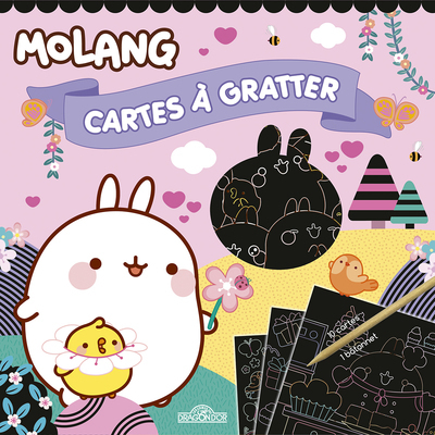 MOLANG - CARTES A GRATTER CUPCAKES