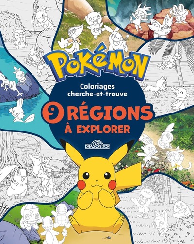 POKEMON - MES COLORIAGES DES 9 REGIONS