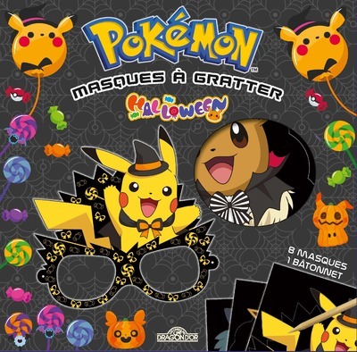 POKEMON - MASQUES A GRATTER - HALLOWEEN