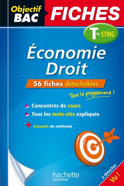 OBJECTIF BAC FICHES DETACHABLES ECO-DROIT TERM STMG