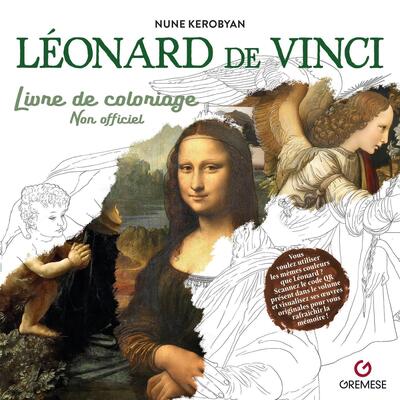 LEONARD DE VINCI - LIVRE DE COLORIAGE NON OFFICIEL