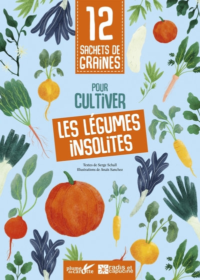 12 SACHETS DE GRAINES POUR CULTIVER DES LEGUMES INSOLITES