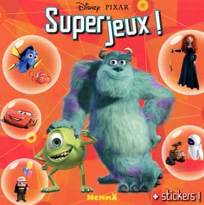 DISNEY PIXAR SUPER JEUX + STICKERS !