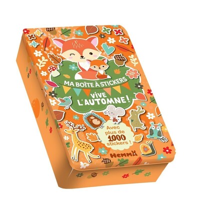MA BOITE A STICKERS - VIVE L´AUTOMNE ! - AVEC PLUS DE 1000 STICKERS !